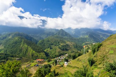 Sapa Köyü, Vietnam dağda şaşırtıcı görünümü