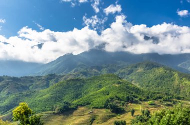 Sapa Köyü, Vietnam dağda şaşırtıcı görünümü