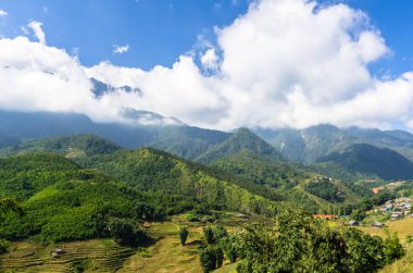 Sapa Köyü, Vietnam dağda şaşırtıcı görünümü