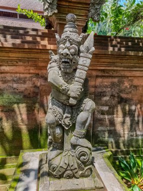 Hindu tapınağı Pura Tirta Empul Heykeli