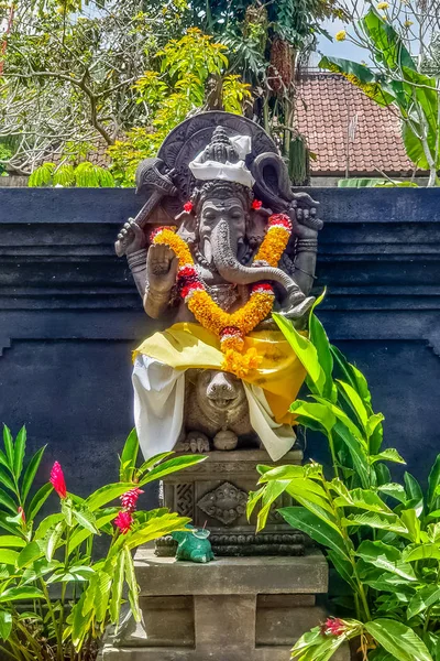 Ganéša socha v Ubud, na Bali, v Indonésii — Stock fotografie