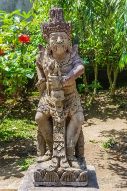 Hindu tapınağı Pura Tirta Empul Heykeli