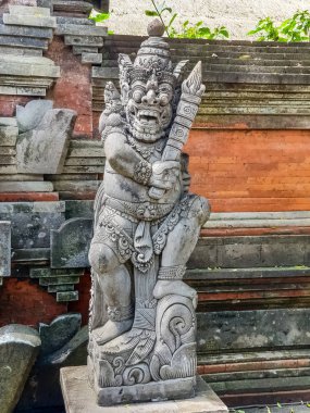 Hindu tapınağı Pura Tirta Empul Heykeli