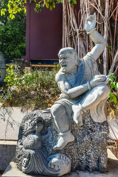 Sanya Hainan China Octubre Estatua Territorio Del Centro Budista Nanshan — Foto de Stock