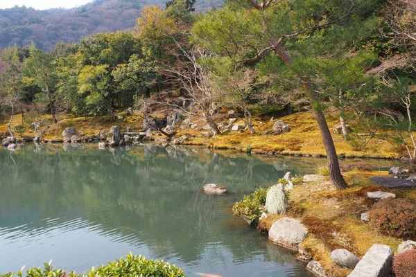 Zen Garten Des Tenryu Tempels Arashiyama Kyoto Japan — Stockfoto