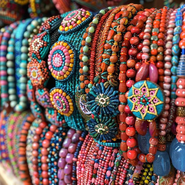 Explore vibrant textiles and handmade jewelry at the Indigenous crafts market, showcasing local artistry