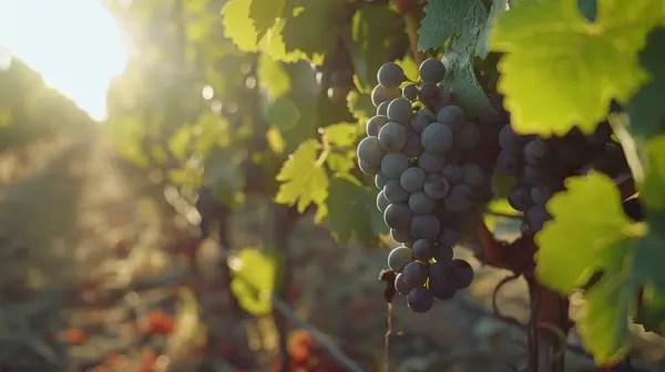 Enjoy Vineyard Tour Stroll Rows Grapes Savor Wine Tasting Sun — Stock Photo, Image