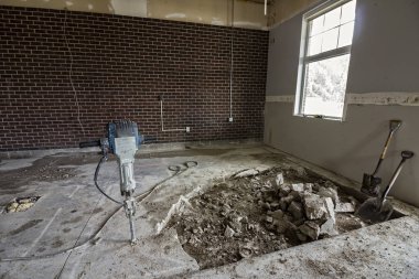 Pnömatik plugger, bina inşası içinde kullanılan ve kırık beton kırıcı, kat