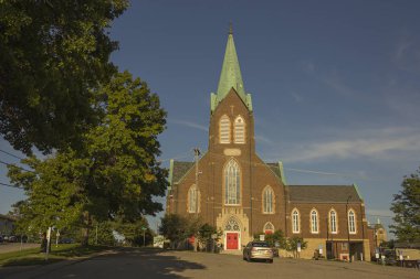 Capitol Hill Lutheran Kilisesi, Des Moines, Iowa, ABD önden görünümü