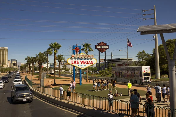 Las Vegas Usa September 2018 Famous Welcome Sign Las Vegas — Stock Photo, Image