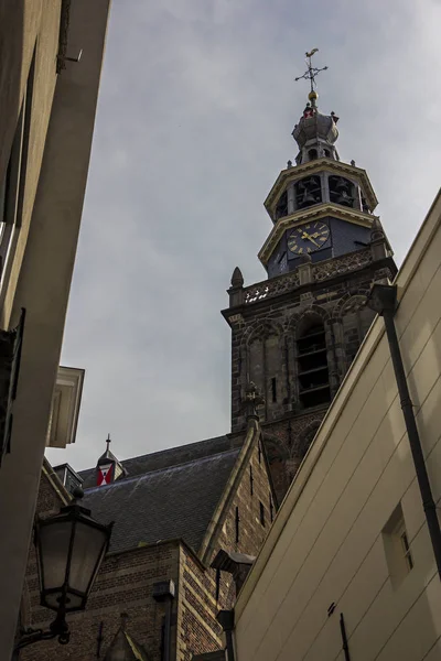 Гауда Голландия Нидерланды Апреля 2019 Года Рыночная Площадь Старом Городе — стоковое фото