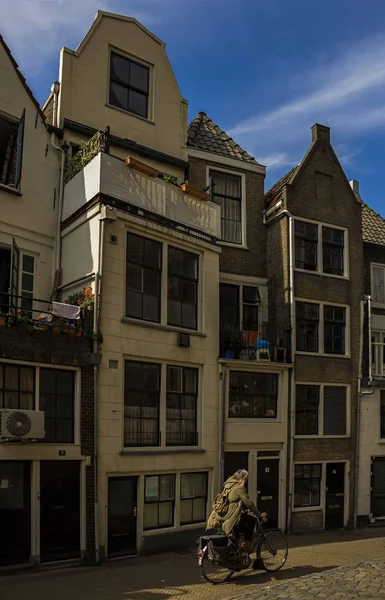 Гауда Голландия Нидерланды Апреля 2019 Года Старый Город Гауда Старинная — стоковое фото