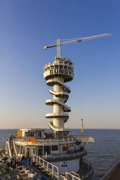 Haia Den Haag Holanda Holanda Abril 2019 Scheveningen Uma Longa — Fotografia de Stock