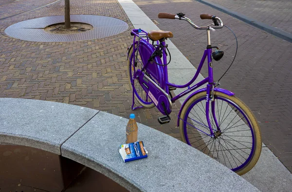 Haia Den Haag Países Baixos Holanda Abril 2019 Bicicleta Estacionada — Fotografia de Stock