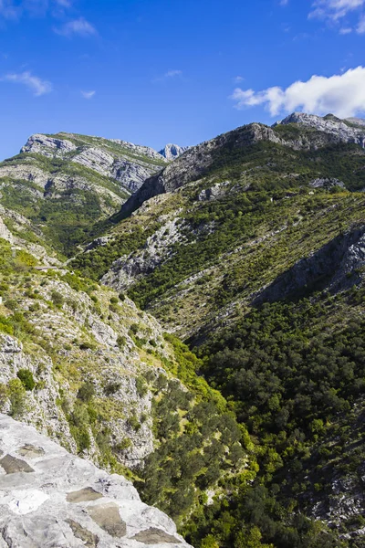 Stari Bar Old Bar Montenegro Diferentes Montanhas Subúrbios Vista Das — Fotografia de Stock