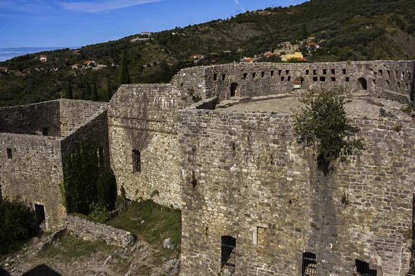 Stari Bar Gamla Bar Montenegro Den Annorlunda Utsikten Över Fornborgen — Stockfoto