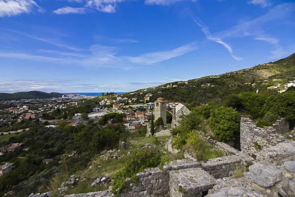 Stari Bar Old Bar Montenegro Diversa Vista Dell Antica Fortezza — Foto Stock