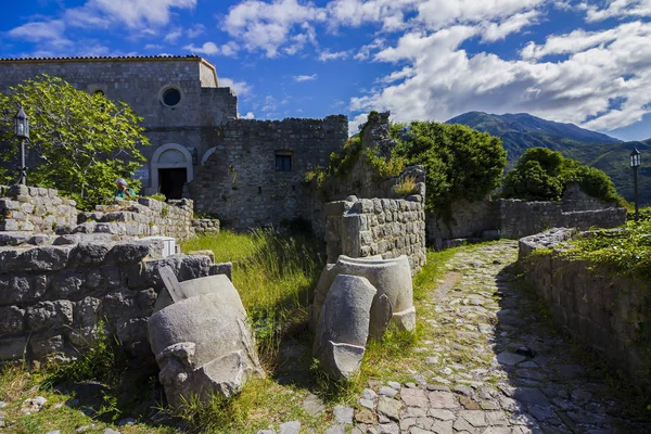 Stari Bar (Old Bar), Montenegro, the different view of the ancient city fortress, an open-air museum and the largest and the most important Medieval archaeological site in the Balkans, archaeologically unexplored