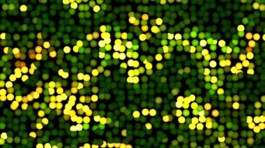 Animasyonlu arka plan ile yeşil yanıp sönen topları yerleşik kılavuz dijital bilgisayar Oluşturucu