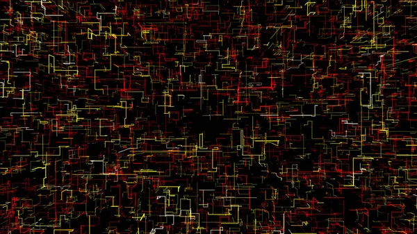 Mooie Donkere Abstracte Achtergrond Met Veel Gebroken Lijnen Van Rood — Stockfoto