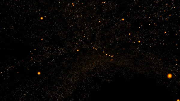 Bellissimo Sfondo Cosmico Futuristico Con Simulazione Computer Ammassi Stellari Nell — Foto Stock