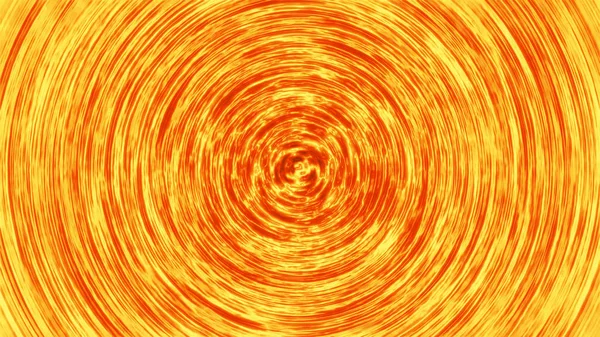 Abstract red and yellow fire background with concentric circles computer simulation with color gradient effect