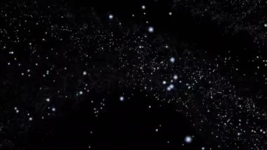 Titreşen ile animasyonlu arka plan simüle parçacıklar açık alan 3d render