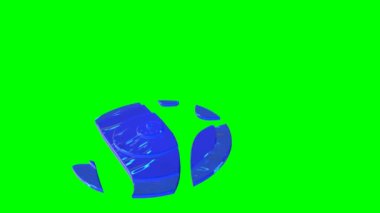 Ticari satış siteleri 3d render tasarımı için bakan için yeşil bir arka plan üzerinde animasyonlu yazıt 