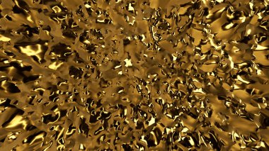 Altın sahne arka plan aydınlatma etkisi 3d render ile