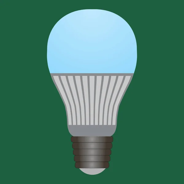 Blue Light Bulb Glow Effect Rendering — Stock Photo, Image