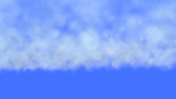L'animation par ordinateur est une simulation de déplacement rapide vers les nuages observateurs 