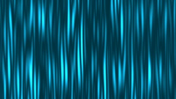 Animation Beweglicher Wellenförmiger Blauer Gradientenbänder Computerrenderer Mit Der Möglichkeit Des — Stockvideo