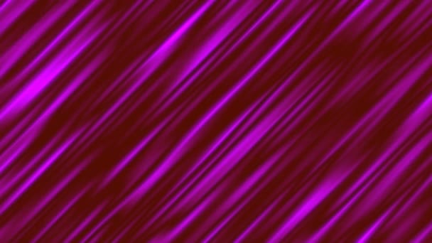 Анимация Движущихся Волнистых Розовых Градиентных Полос Компьютерного Рендерера Возможностью Бесконечного — стоковое видео