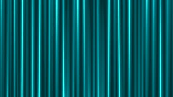 Анимация Перемещения Волнистых Голубых Градиентных Полос Компьютерного Рендерера Возможностью Бесконечного — стоковое видео
