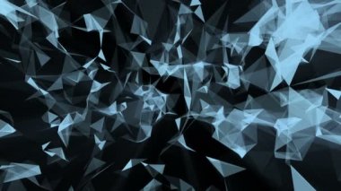 Video klip soyut bilgisayar ekran koruyucu geometrik şekillerin şeffaflık ve degrade renk efektleri ile hareketli animasyon