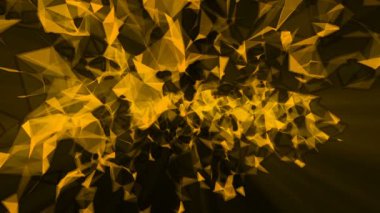 Video klip soyut bilgisayar ekran koruyucu geometrik şekillerin şeffaflık ve degrade renk efektleri ile hareketli animasyon