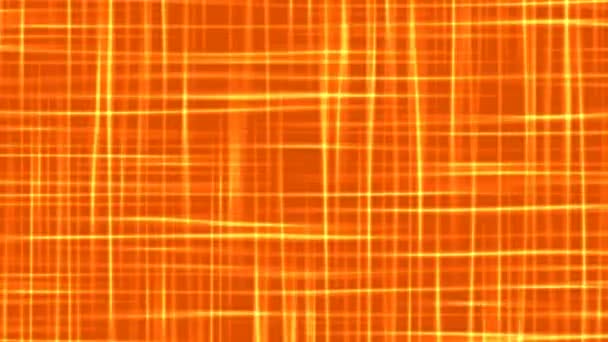 無限のキャンバスの形でさまざまなサイズのストリップを移動する複数の抽象アニメーション赤コンピューター ビデオの背景 — ストック動画