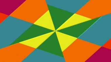 Animasyon soyut şekil renk koruyucu bilgisayar geçiş arka tatili döngü imkanı ile kaleydoskop efektli