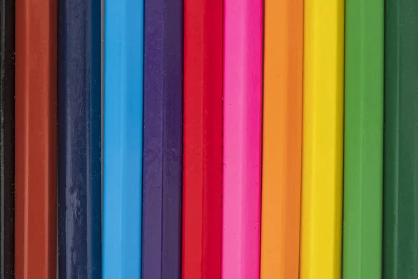 Multicolored Slate Pencils Close — Stock Photo, Image