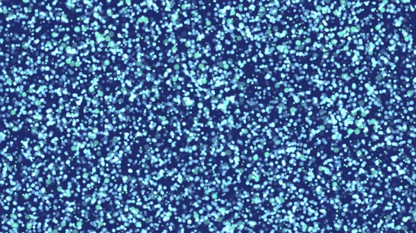 Astratto Sfondo Blu Con Molte Particelle Nello Spazio Illustrazione Computer — Foto Stock