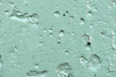 Arka plan eski yeşil boyalı beton duvar yakın çekim makro