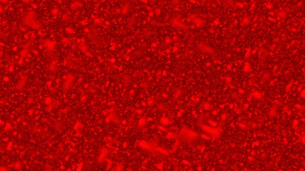 Roter Abstrakter Animierter Hintergrund Mit Einer Imitation Der Atmosphärischen Umgebung — Stockvideo