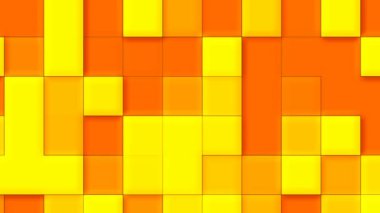 Kırmızı ve sarı animasyonlu arka plan degrade renk ile gölge ve hacim etkisi ile düzenlenebilir dikdörtgenler ile