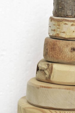 Ahşap dokusal arka plan tasarımcı boş yerleşimi