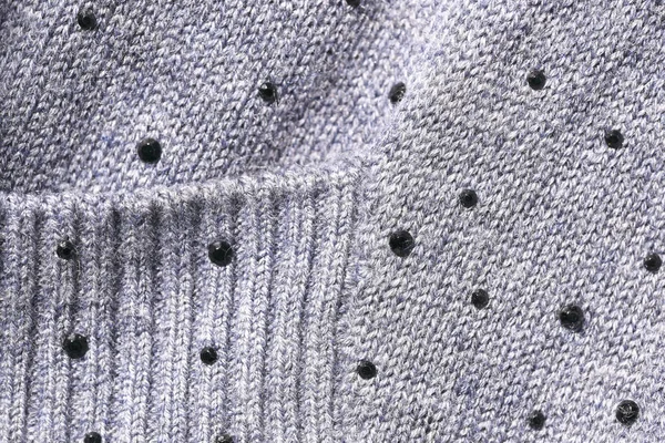 Fond gris de tricot — Photo
