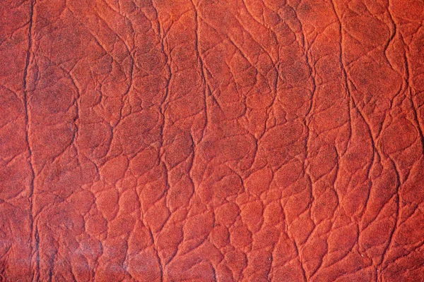 Abstrait cuir rouge fond — Photo