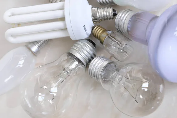 Lighting electric lamps — Stock Photo, Image