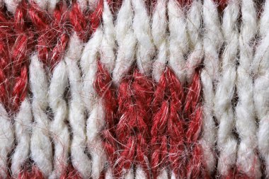 Makine yün örme kumaş yakın çekim