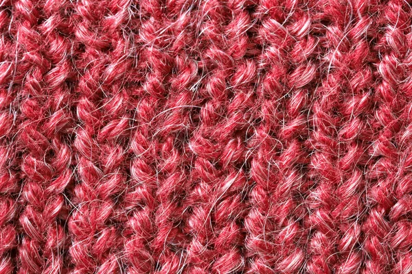 Primo piano in maglia di lana lavorata a mano — Foto Stock