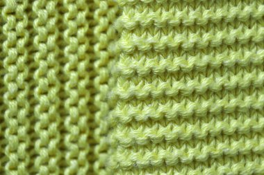 Makine yün örme kumaş yakın çekim